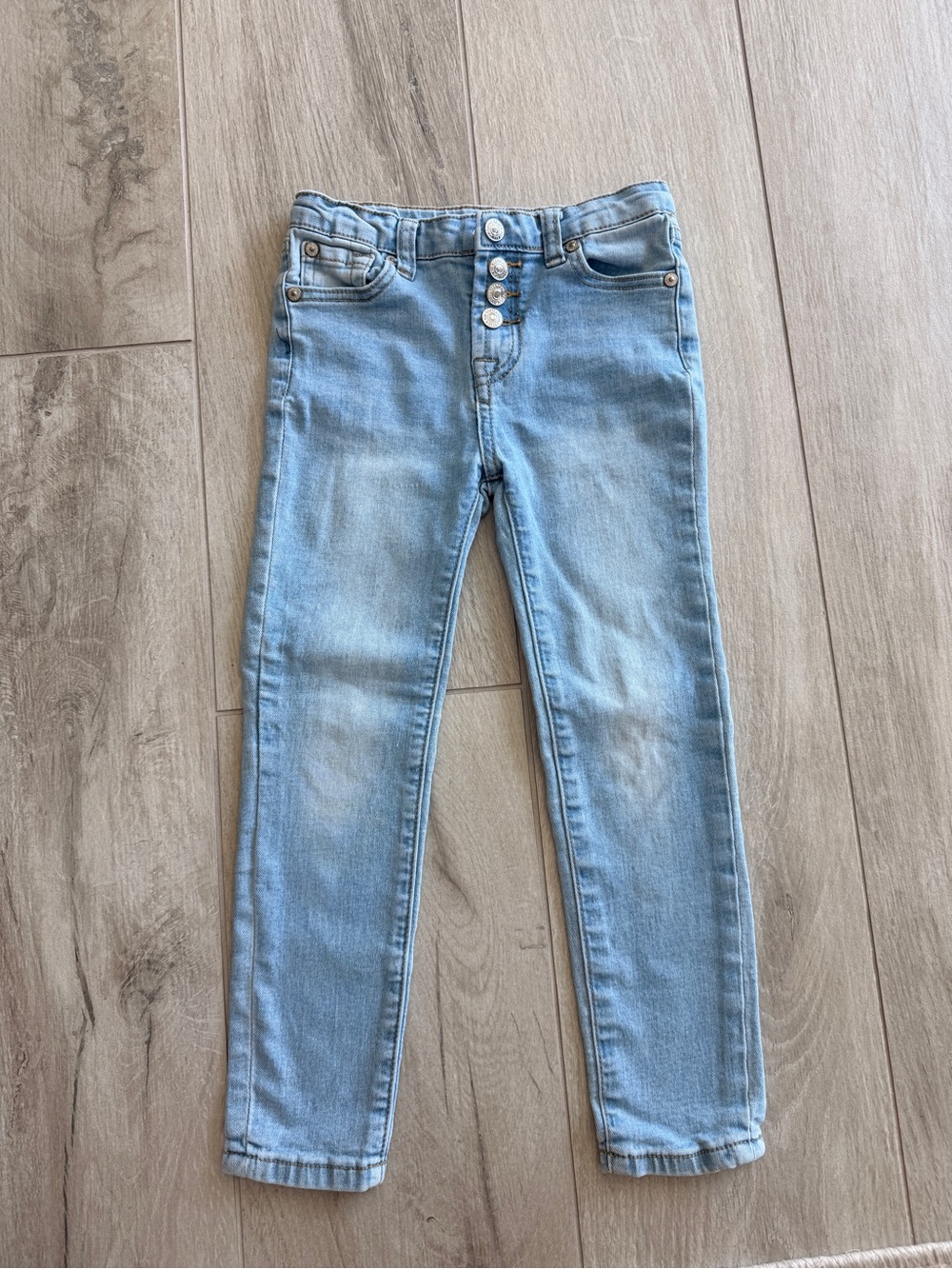 7 For All Mankind Light Blue Kids Slim Jeans